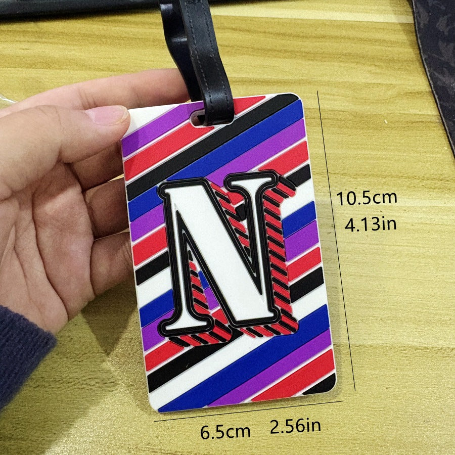 Playful Alphabet Luggage Tag Bowlift