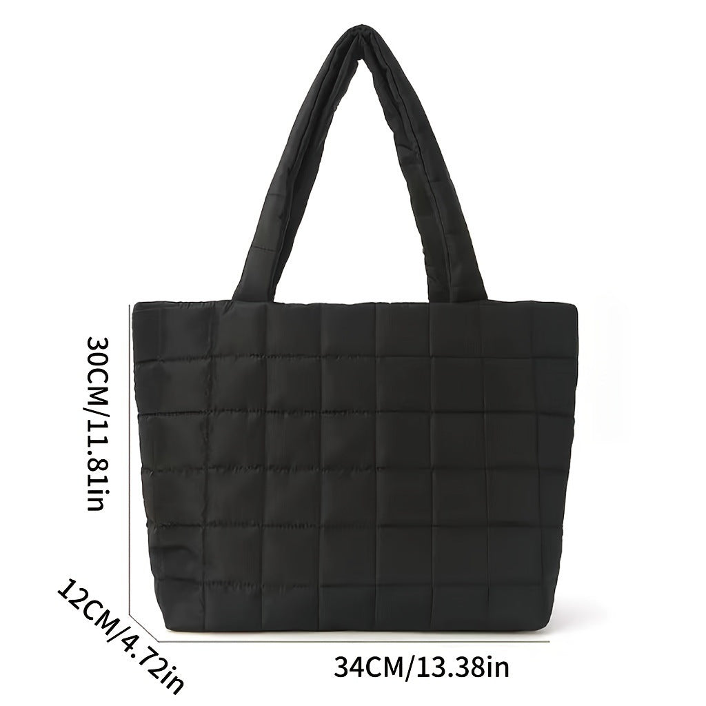 Square-shaped tote bag with padded design Bowlift