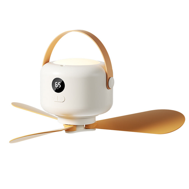 Unisex portable fan with LED light Bowlift