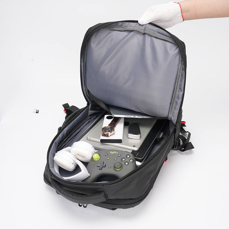 Practical Laptop Backpack with Innovative Safety Compartment and Organizer System Bowlift