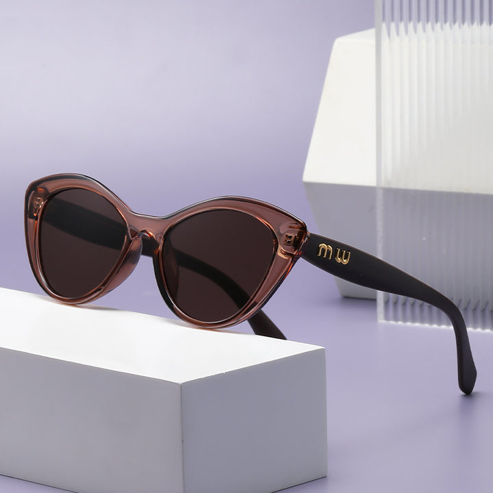 Ladies' fashionable cat-eye sunglasses with UV protection Bowlift