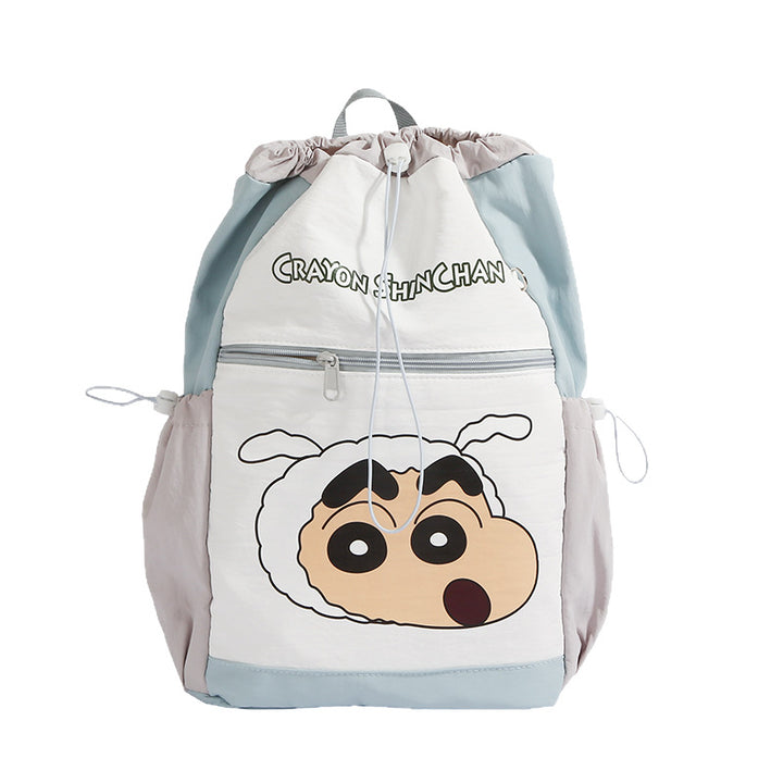 Cartoon Character Drawstring Backpack Bowlift