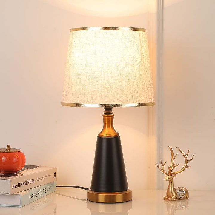 Modern Table Lamp with Gold Accent
