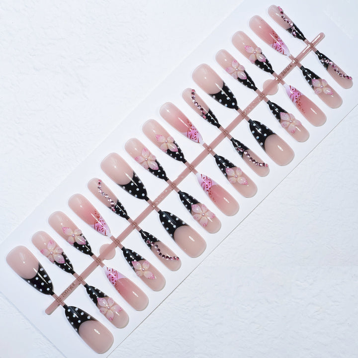 Premium Nail Stickers with Floral Patterns Bowlift