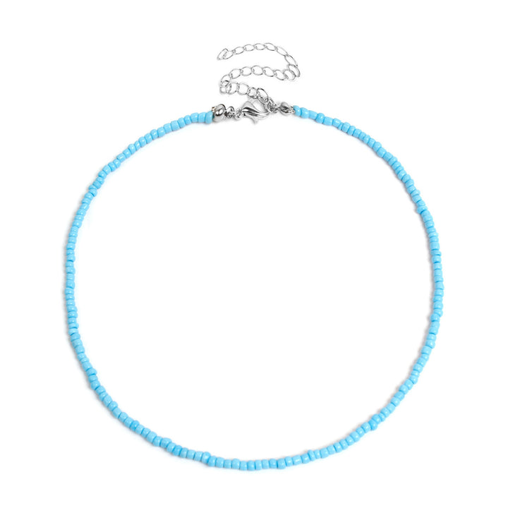 Colorful Beaded Choker Necklace Bowlift