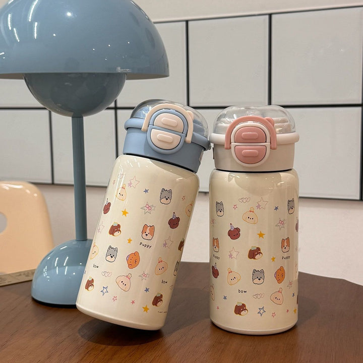 Women creative drinking bottle with cute animal design Bowlift