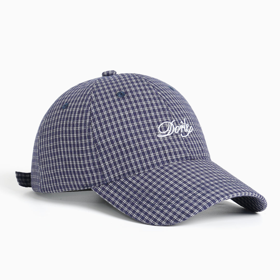 Women's Sporty Checkered Cap Bowlift