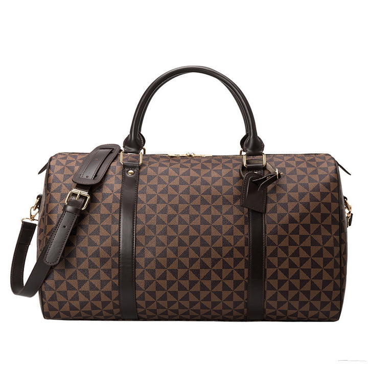 Spacious travel bag with stylish geometric design Bowlift