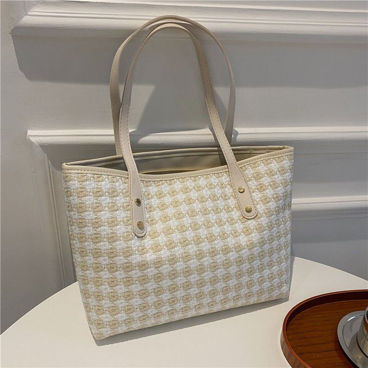 Decorative Woven Tote Bag Bowlift