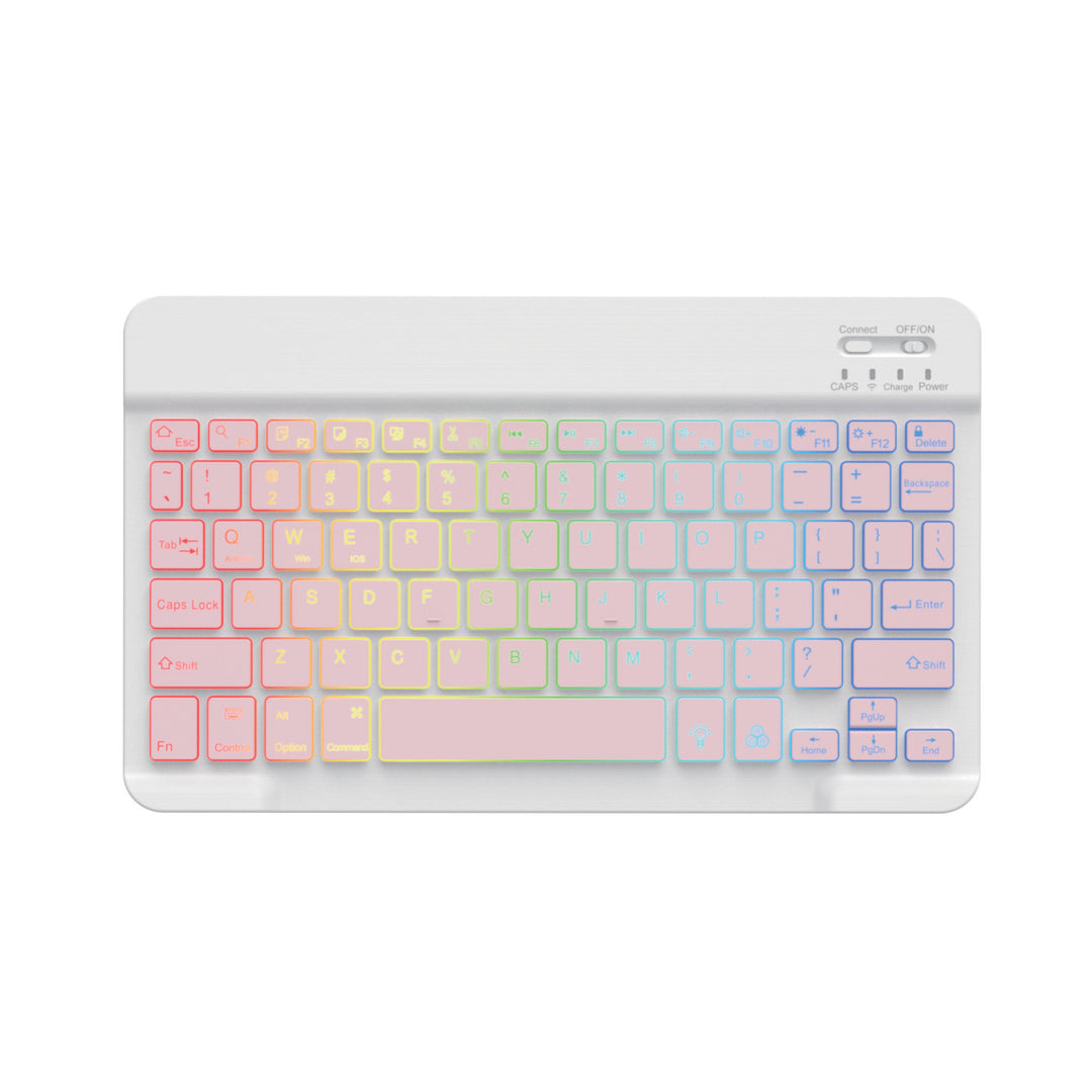 Rgb backlit Bluetooth keyboard Bowlift
