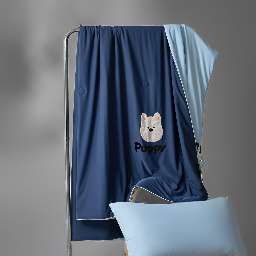 Ladies cozy microfiber blanket with cheerful pattern Bowlift