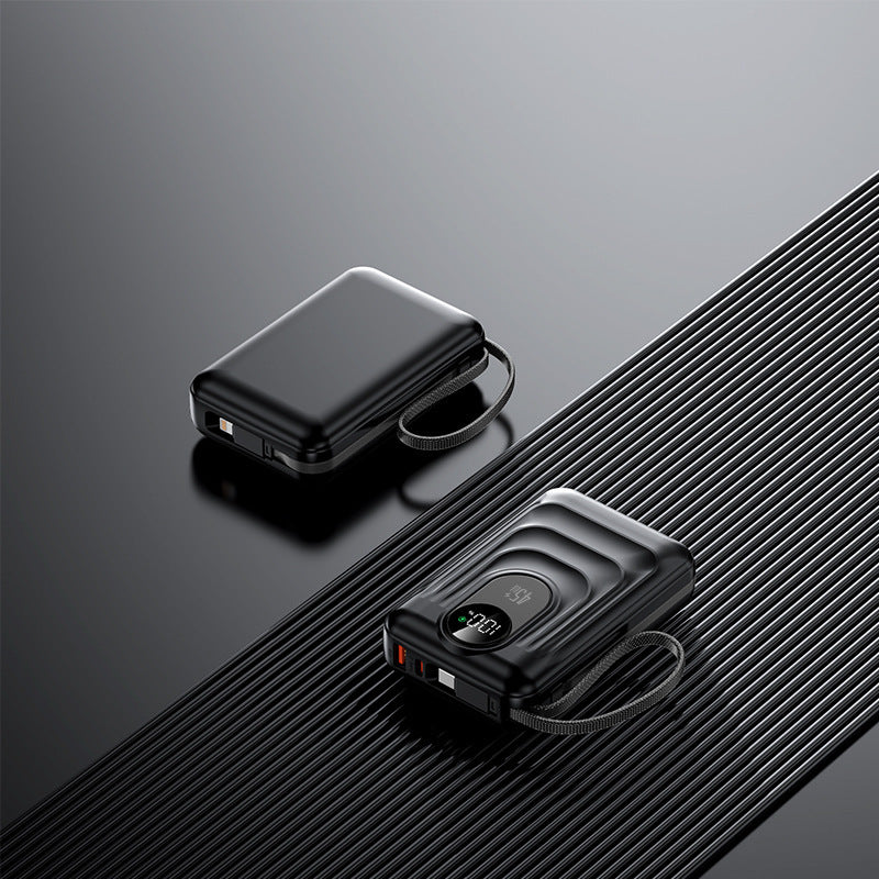 Portable power bank with fast wireless charging function and digital display Bowlift