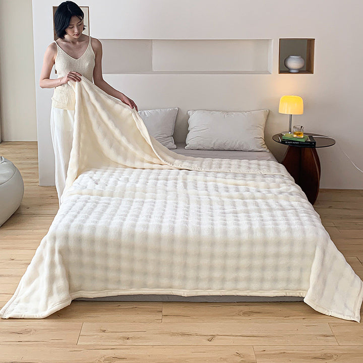 Women’s Plush Blanket with Cozy Comfort Bowlift