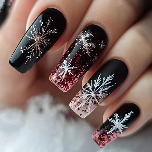 Winter-Themed Long-Lasting Nail Art Bowlift