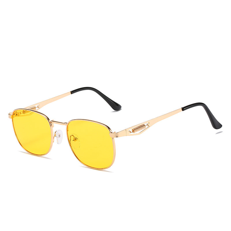 Ladies Fashion Pilot Sunglasses with High-Quality Metal Frame Bowlift