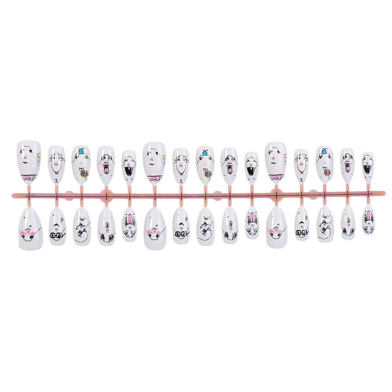 Creative Nail Art Set with Playful Designs Bowlift