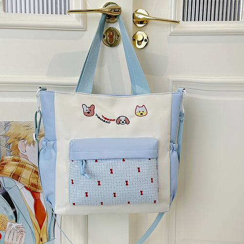 Decorative Animal-Themed Tote Bag Bowlift