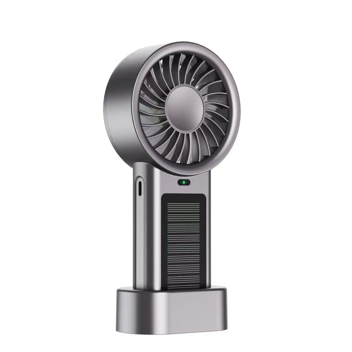 Portable Solar-Powered Handheld Cooling Fan Bowlift