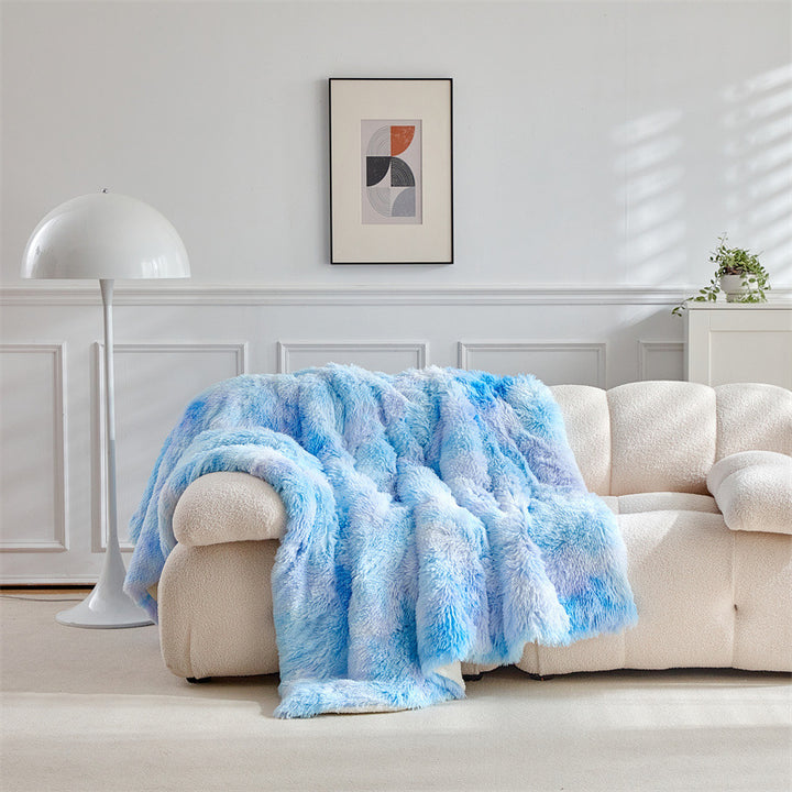Women Luxury and Soft Faux Fur Blanket Bowlift