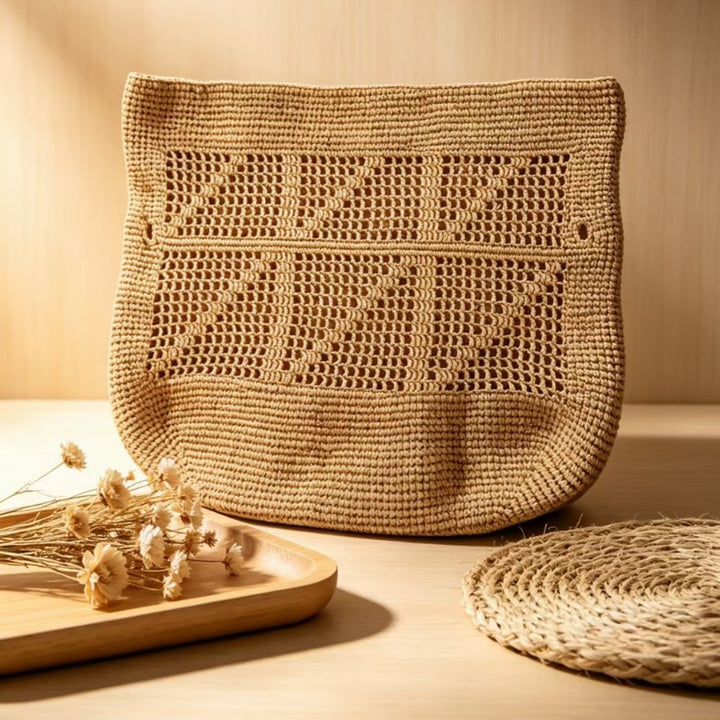 Hand-knotted shoulder bag Bowlift