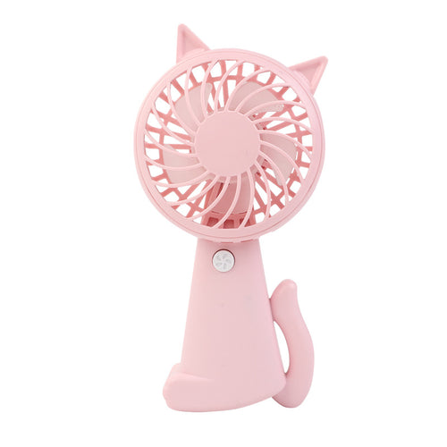 Women Portable Cat Ears Fan Bowlift