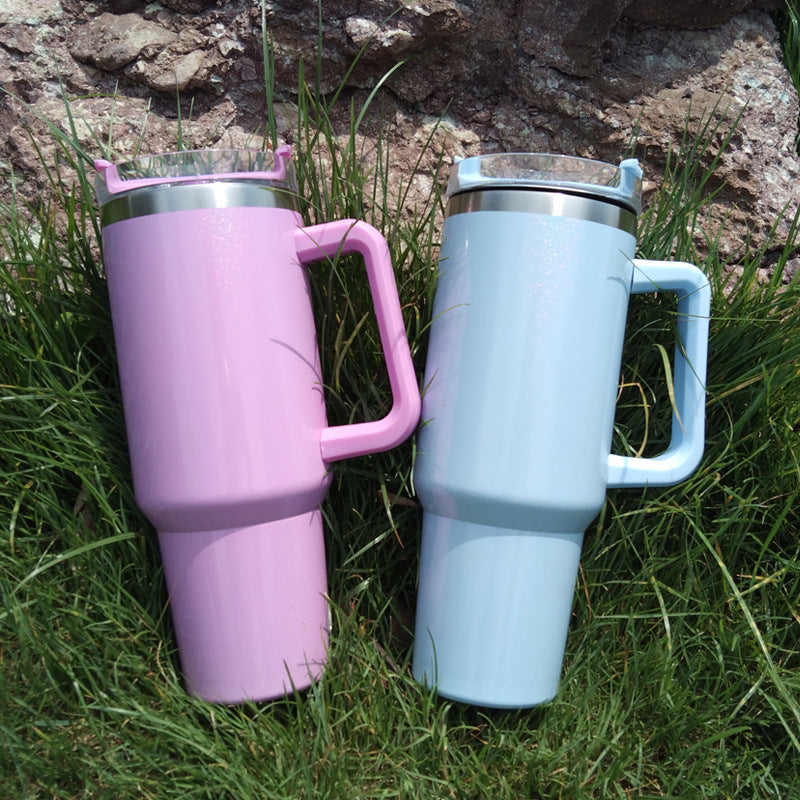Women's insulated coffee cup with ergonomic handle Bowlift