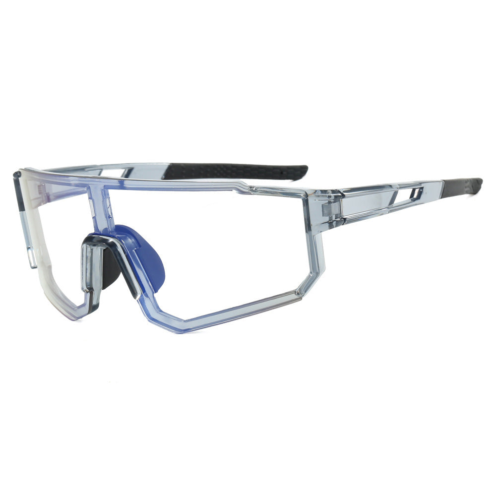 Women's sporty sunglasses in a futuristic design with a wide field of view Bowlift