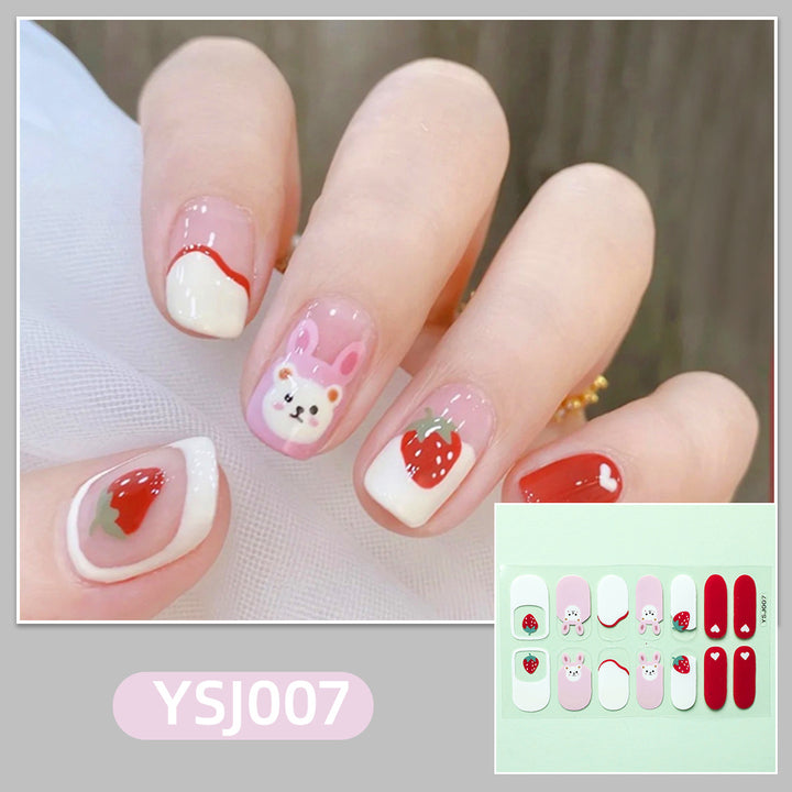 Artistic nail decoration with glitter details Bowlift