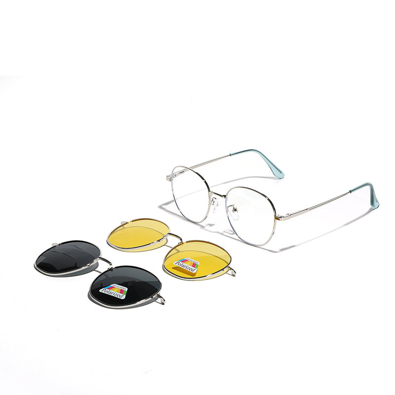 Women's fashionable glasses with interchangeable lenses Bowlift