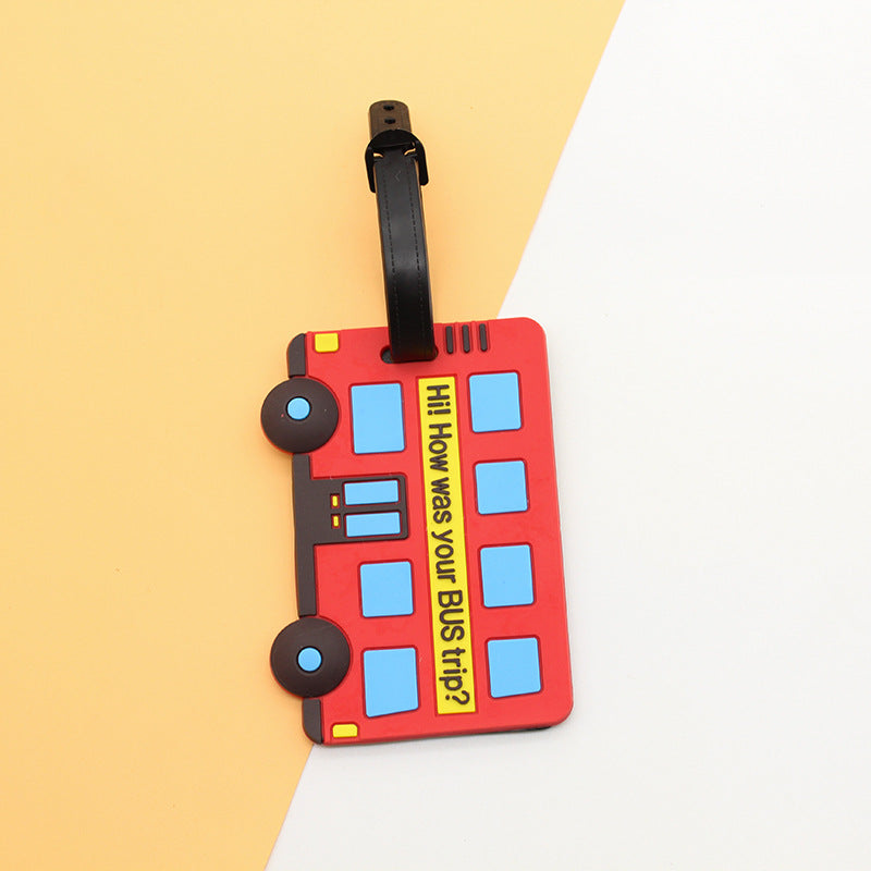 Unisex Travel-Themed Luggage Tag Bowlift