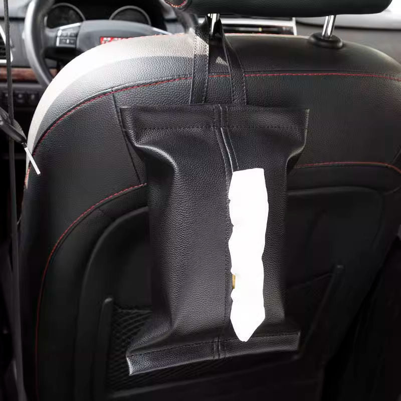 Stylish Leather Tissue Holder Bowlift
