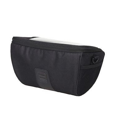 compact bike top tube storage bag with padded phone pocket and water-resistant fabric Bowlift