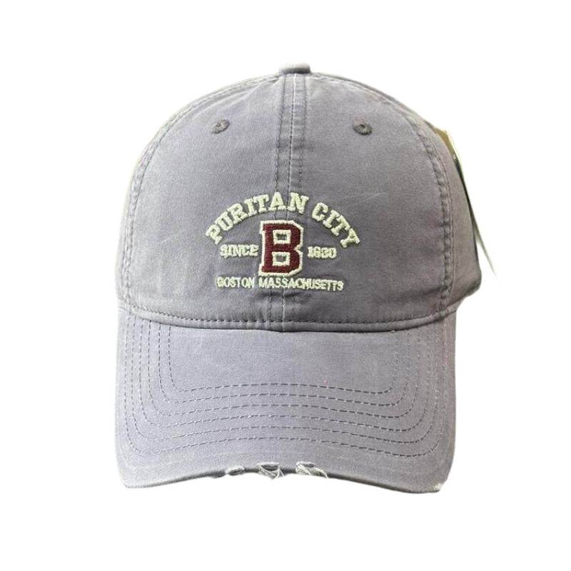 Women's Vintage Distressed Embroidered Baseball Cap Bowlift