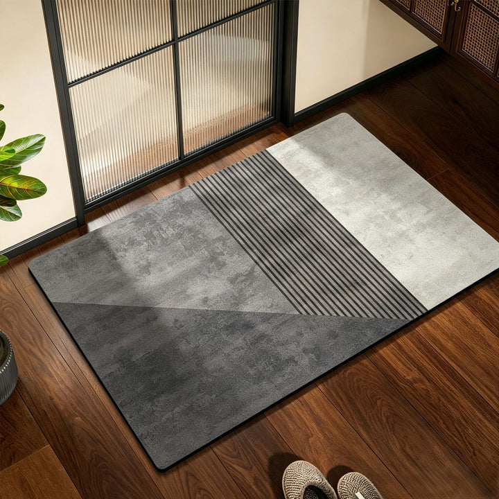 Geometric Pattern Soft Bath Mat Bowlift