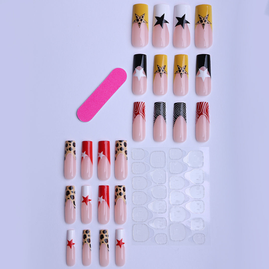 Creative nail art with stylish patterns Bowlift