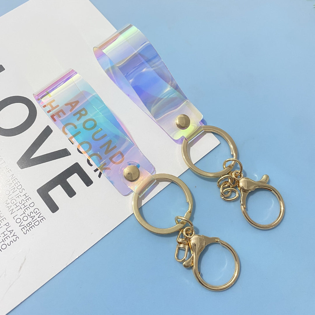 Stylish Holographic Keychain Bowlift