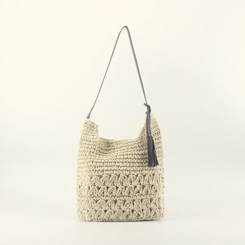 Handcrafted Hobo Bag Made of Natural Material Bowlift