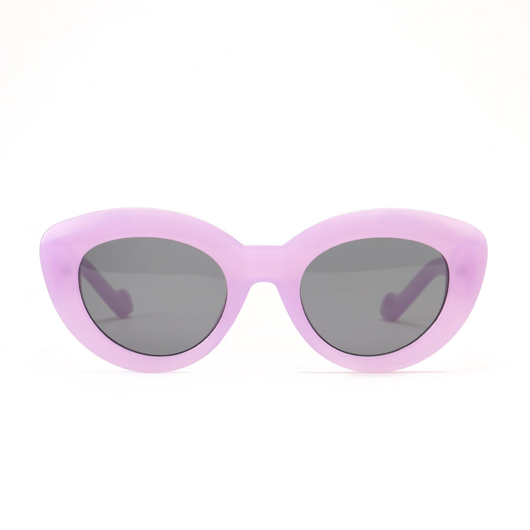 Women's Cat-Eye Sunglasses with Fashionable Plastic Frame Bowlift