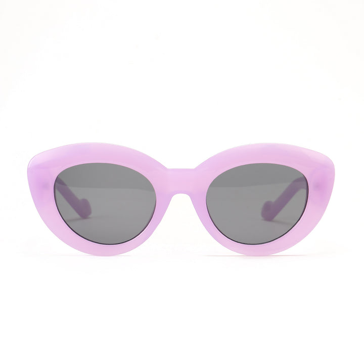 Women's Cat-Eye Sunglasses with Fashionable Plastic Frame Bowlift