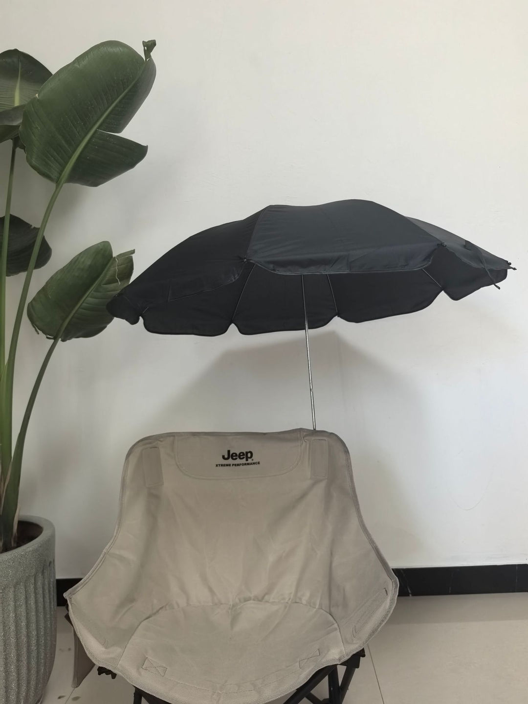 Women's Adjustable Beach Sunshade Umbrella with Ground Anchor Bowlift