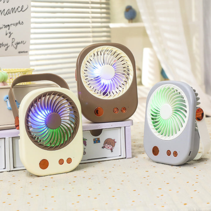 Women Portable Handheld Fan in Playful Design Bowlift