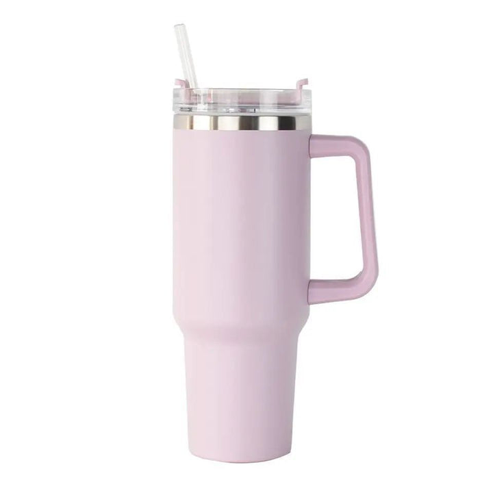 Women's Insulated Drinking Cup with Handle and Straw Bowlift