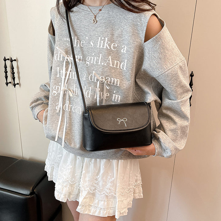 Minimalist Bow Detail Crossbody Handbag Bowlift