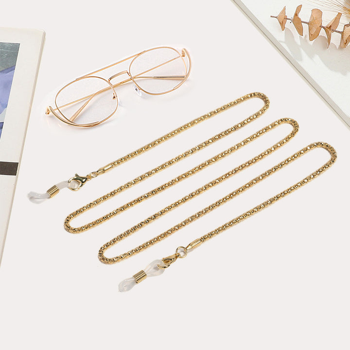 Elegant Silver-Plated Eyewear Chain Bowlift
