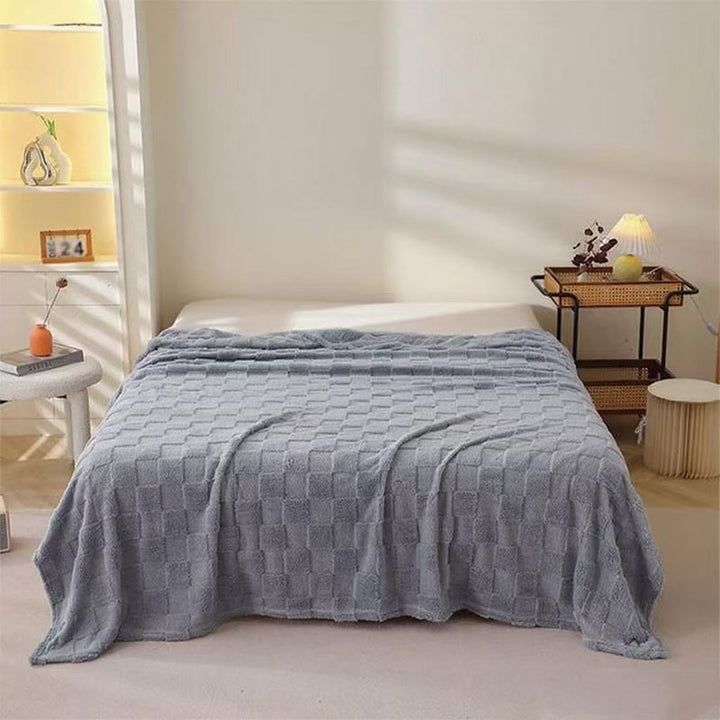 Women Soft and Breathable Plaid Blanket Bowlift