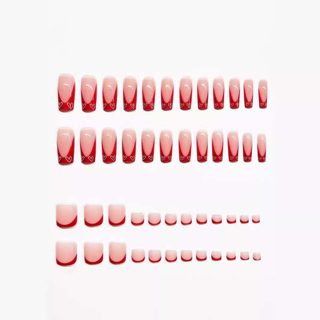 Creative French Tip Nail Art Extensions Bowlift
