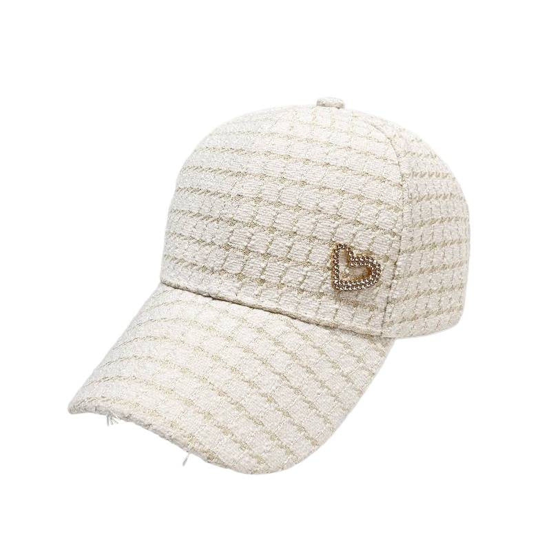 Women's Textured Fabric Baseball Cap Bowlift 1784084142