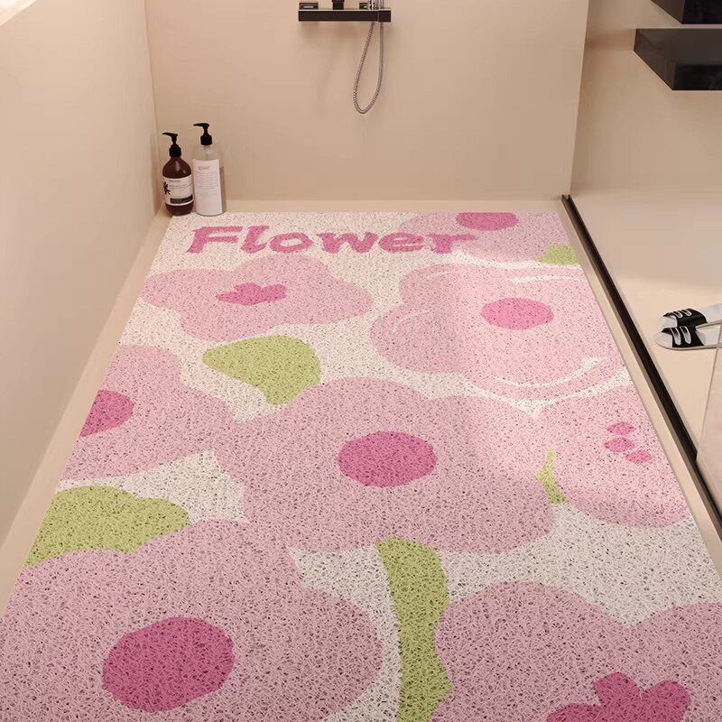 Decorative Floral Bath Rug