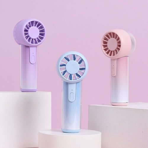 Unisex compact mini-handheld fan with rechargeable battery and quiet motor Bowlift