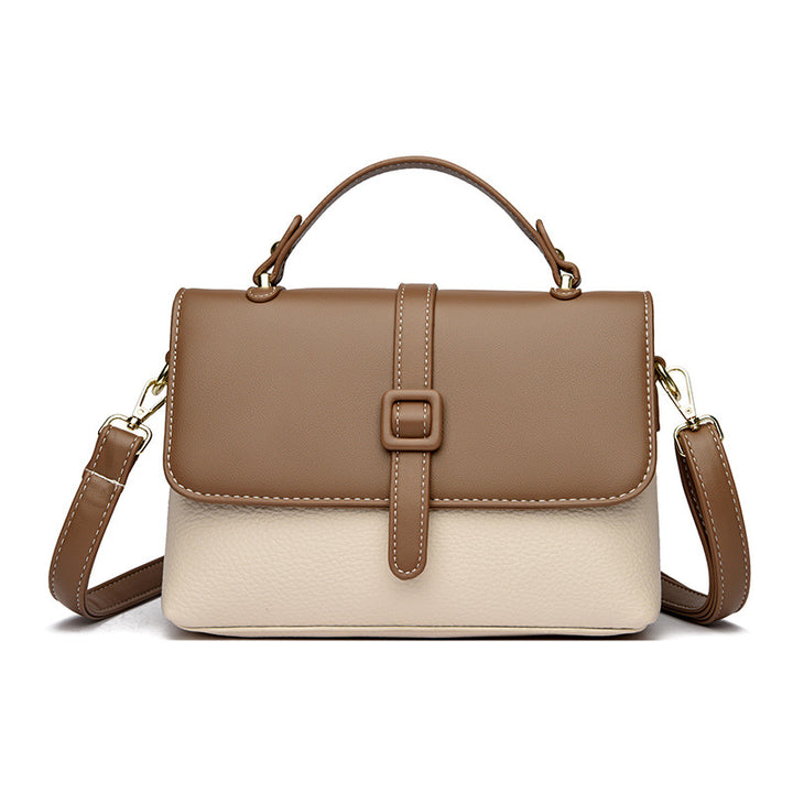 Elegant Dual-Tone Handbag Bowlift